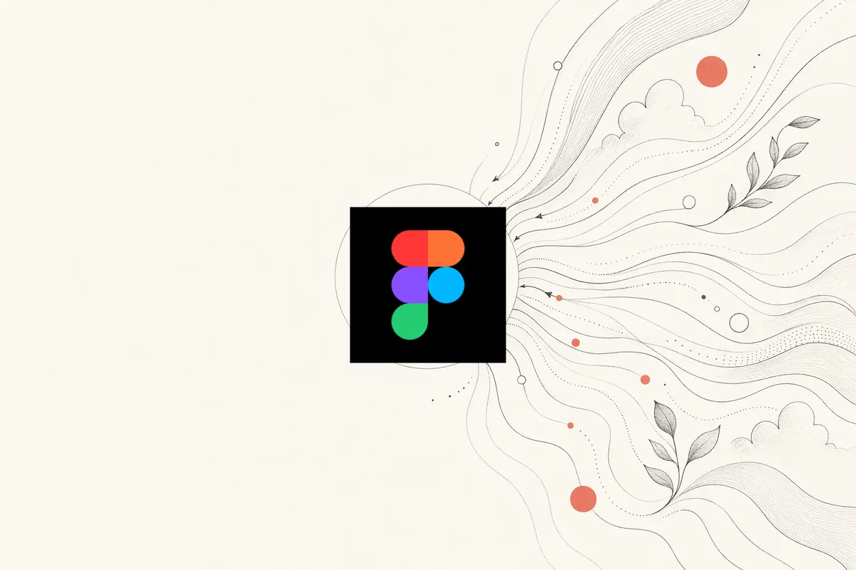 OpenDesign vs Figma Make — 하나의 프롬프트가 당신이 소유하는 디자인 허브로 수렴하는 따뜻한 종이 질감의 에디토리얼 일러스트레이션