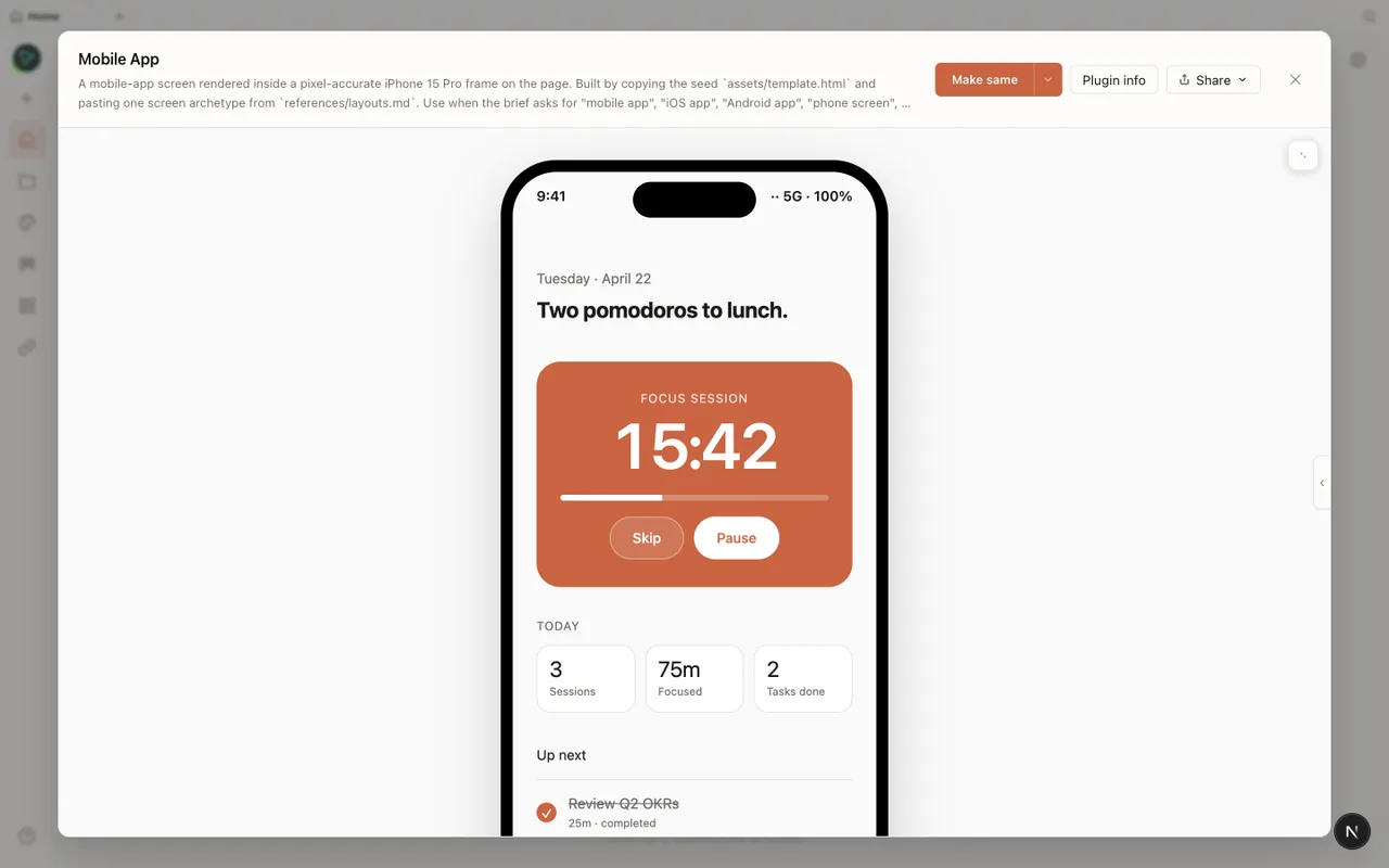 La libreria di design system di OpenDesign — brand e token tenuti come file che possiedi